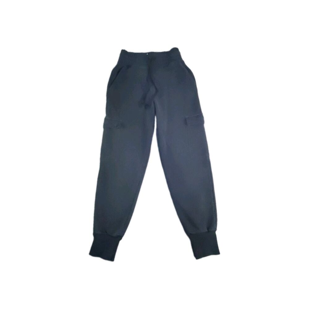 Fabletics Cotton Sz XS Black Pull On Cargo Pants Soft Fabric Sweatpants C27-18